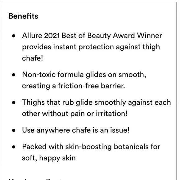 Megababe Beauty Thigh rescue anti chafing stick New and Sealed - Picture 10 of 12